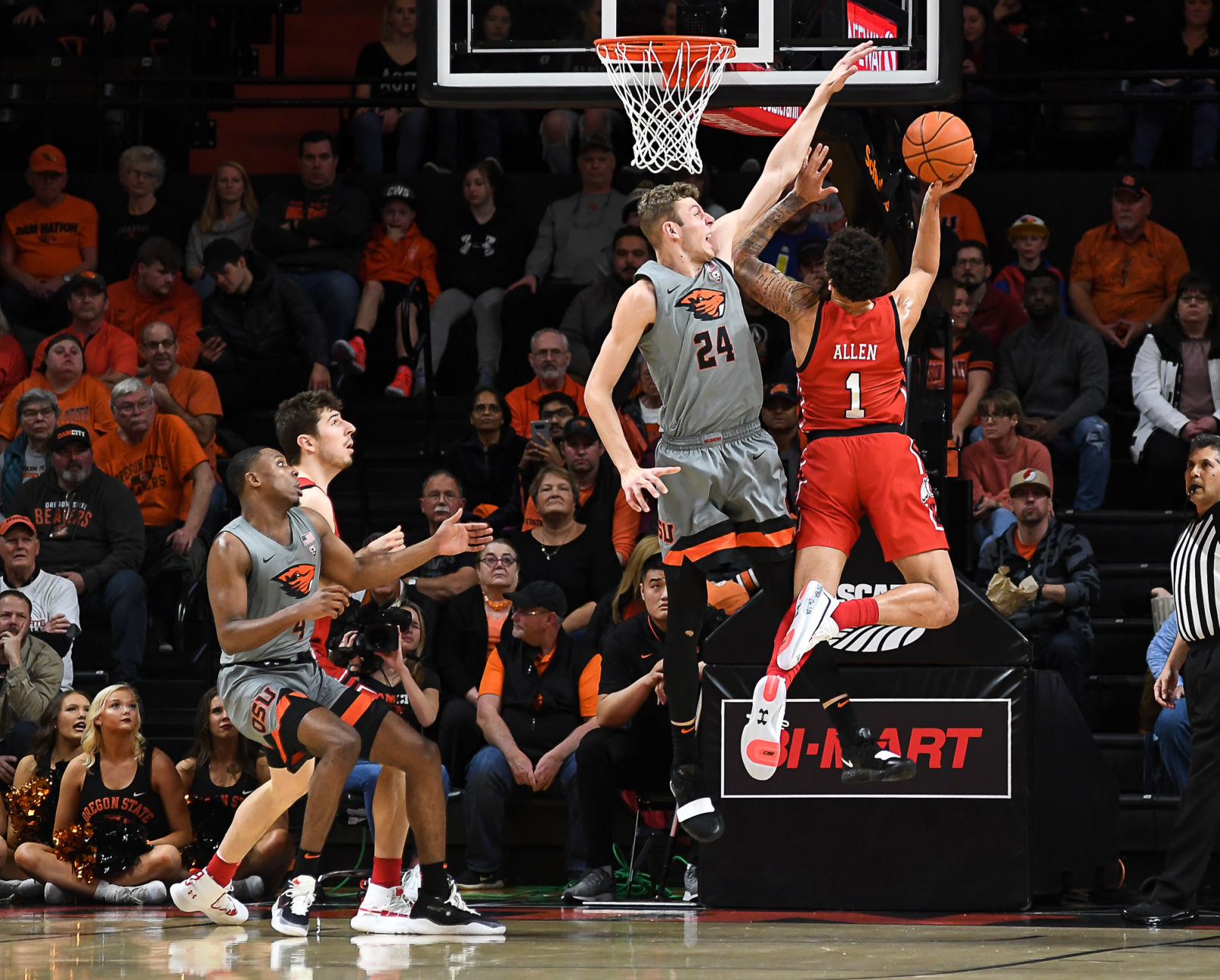 OSU vs Utah mens basketball 04
